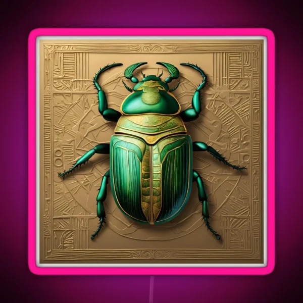 Scarab RGB Neon Sign