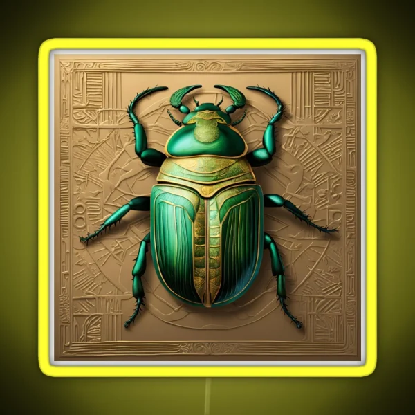 Scarab RGB Neon Sign