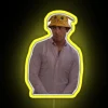 Michael Scott Schmidt Happens RGB Neon Sign Yellow