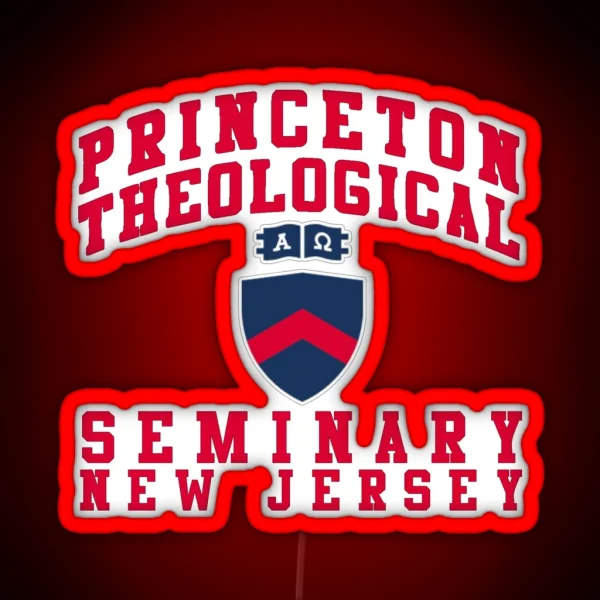 School Of Theology In Princeton New Jersey RGB Neon Sign