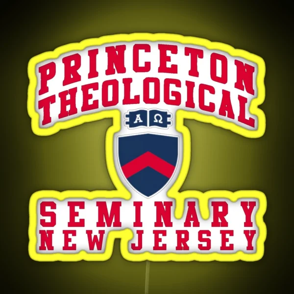 School Of Theology In Princeton New Jersey RGB Neon Sign