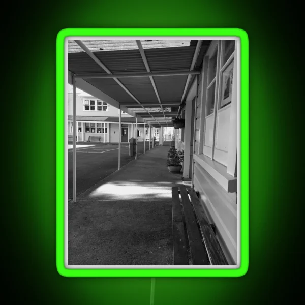 School Walkway RGB Neon Sign