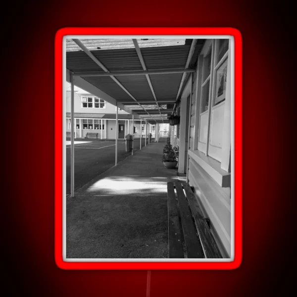 School Walkway RGB Neon Sign