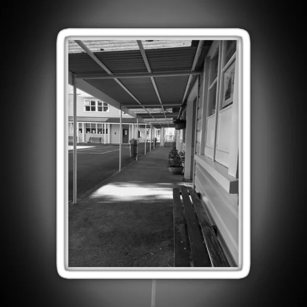 School Walkway RGB Neon Sign