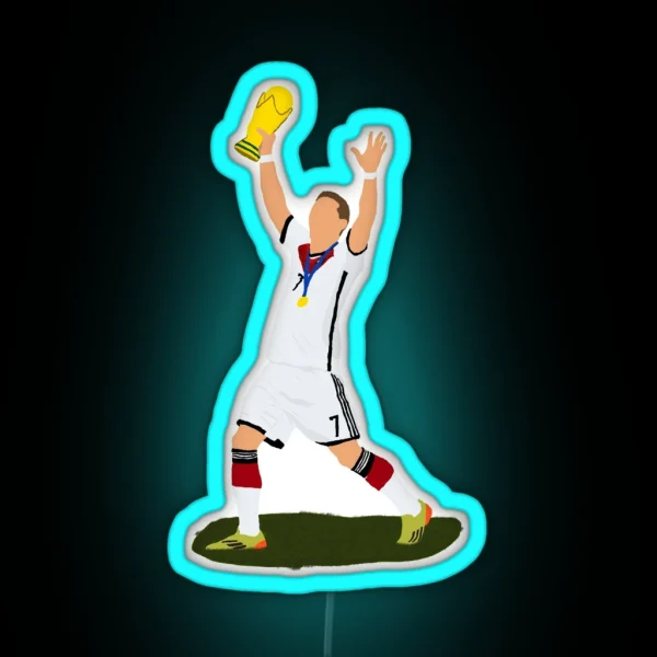 Schweinsteiger Minimalist RGB Neon Sign