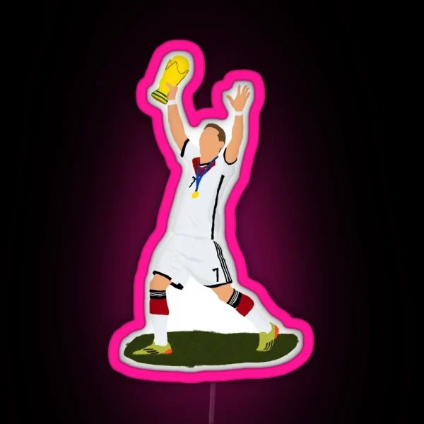 Schweinsteiger Minimalist RGB Neon Sign
