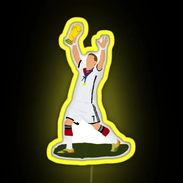 Schweinsteiger Minimalist RGB Neon Sign