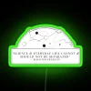 science everyday life separation rosalind franklin rgb neon sign green