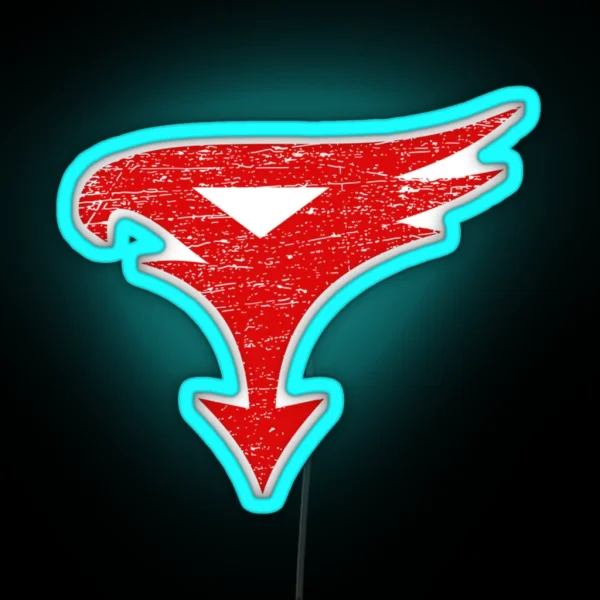 Science Ninja Team Gatchaman Vintage Distressed Logo RGB Neon Sign