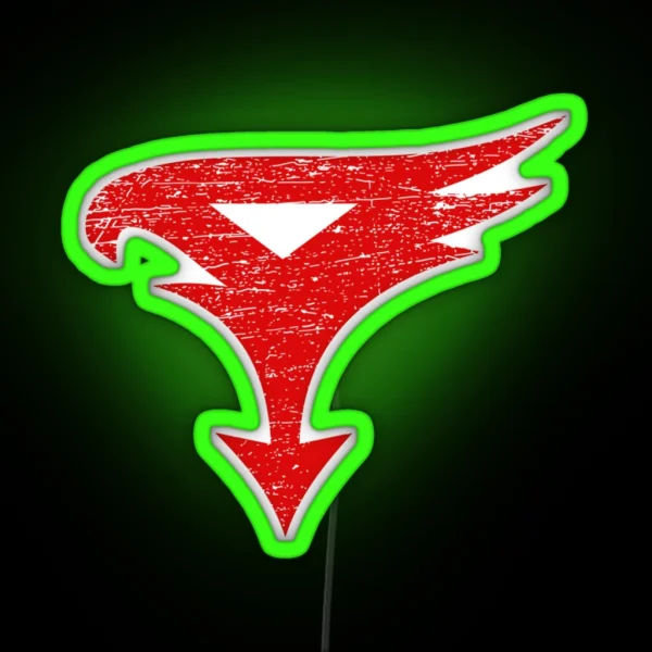 Science Ninja Team Gatchaman Vintage Distressed Logo RGB Neon Sign