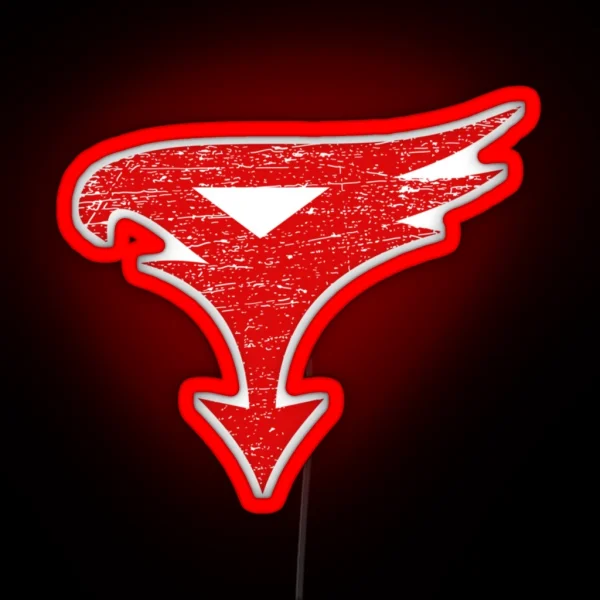 Science Ninja Team Gatchaman Vintage Distressed Logo RGB Neon Sign