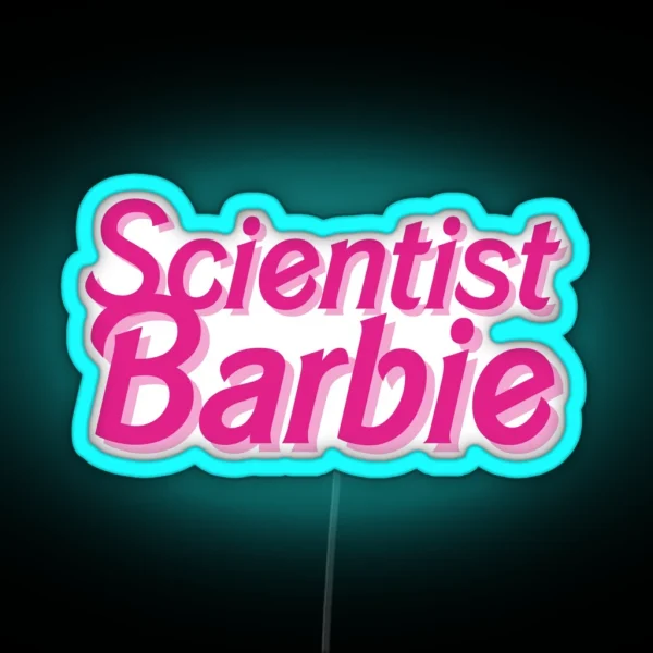 Scientist Barbie RGB Neon Sign