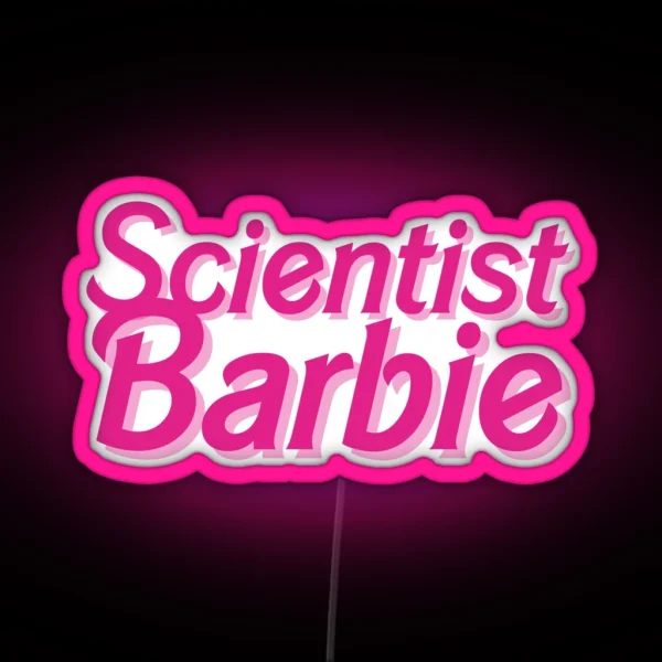 Scientist Barbie RGB Neon Sign