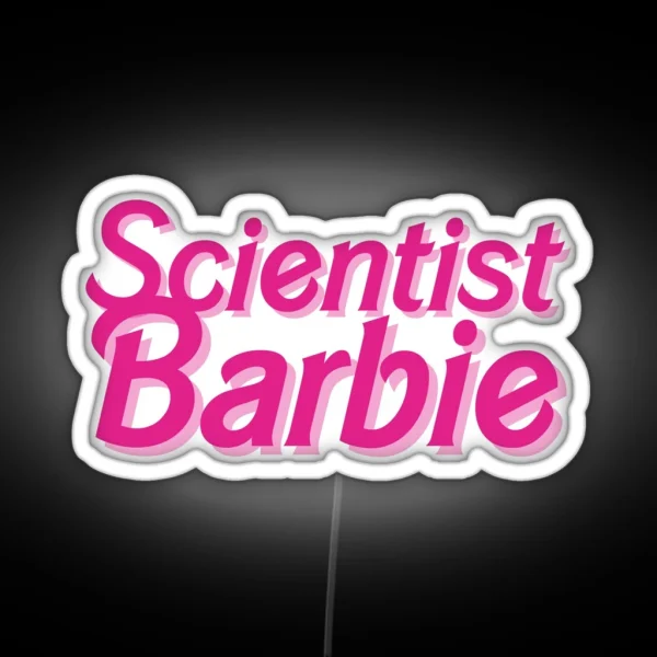 Scientist Barbie RGB Neon Sign