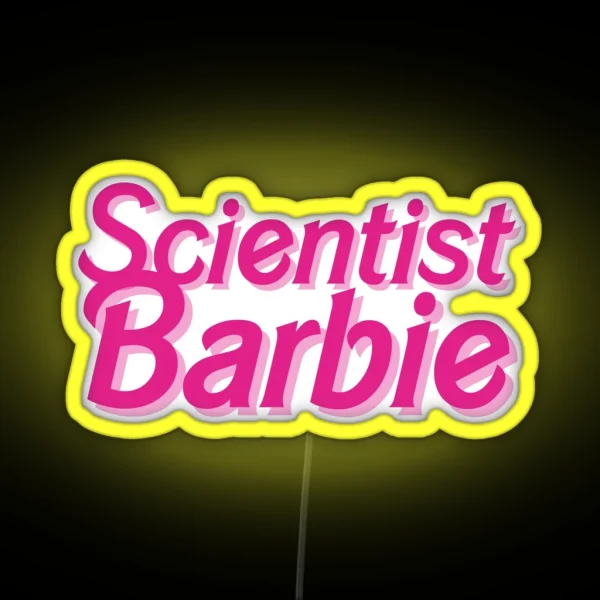 Scientist Barbie RGB Neon Sign