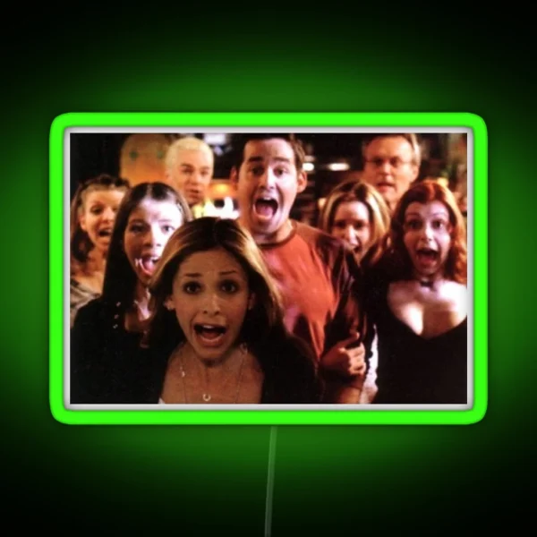 Scooby Gang Screaming RGB Neon Sign