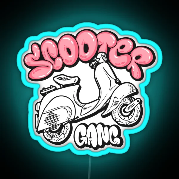 Scooter Gang RGB Neon Sign