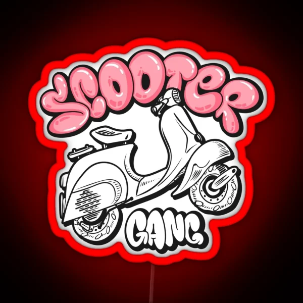Scooter Gang RGB Neon Sign
