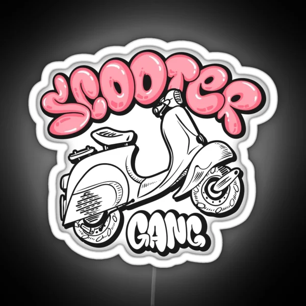 Scooter Gang RGB Neon Sign