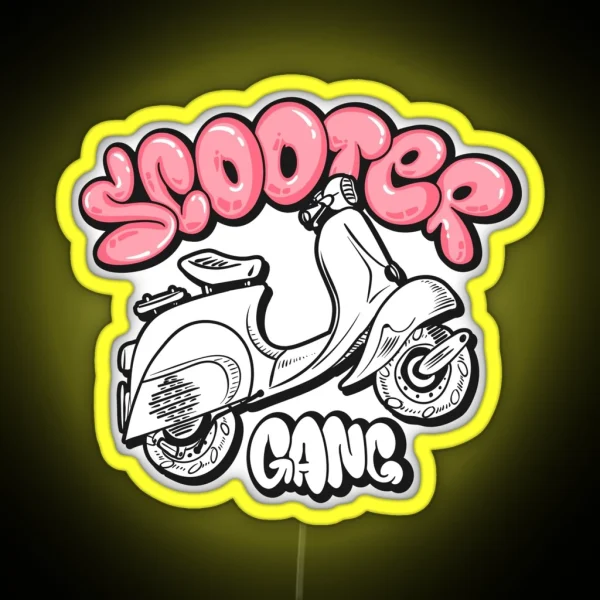Scooter Gang RGB Neon Sign
