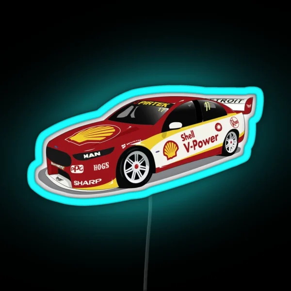 Scott Mclaughlin S 2018 Championship Ford Falcon RGB Neon Sign