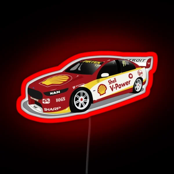 Scott Mclaughlin S 2018 Championship Ford Falcon RGB Neon Sign