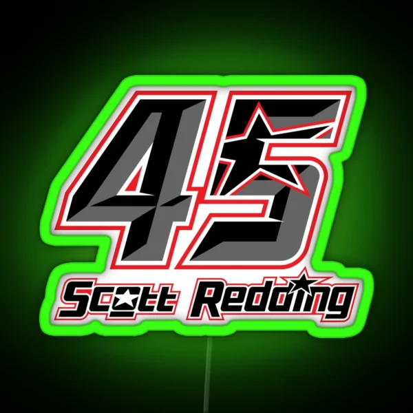 Scott Redding 45 RGB Neon Sign