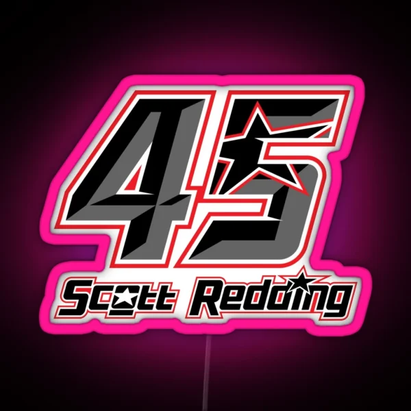 Scott Redding 45 RGB Neon Sign