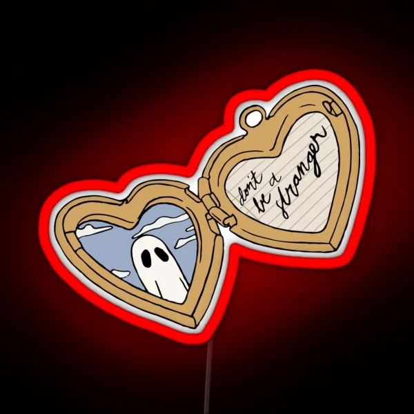 Scott Street Locket Gold RGB Neon Sign
