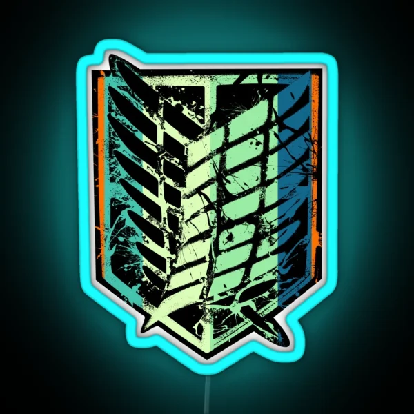 Scout Regiment Vintage RGB Neon Sign