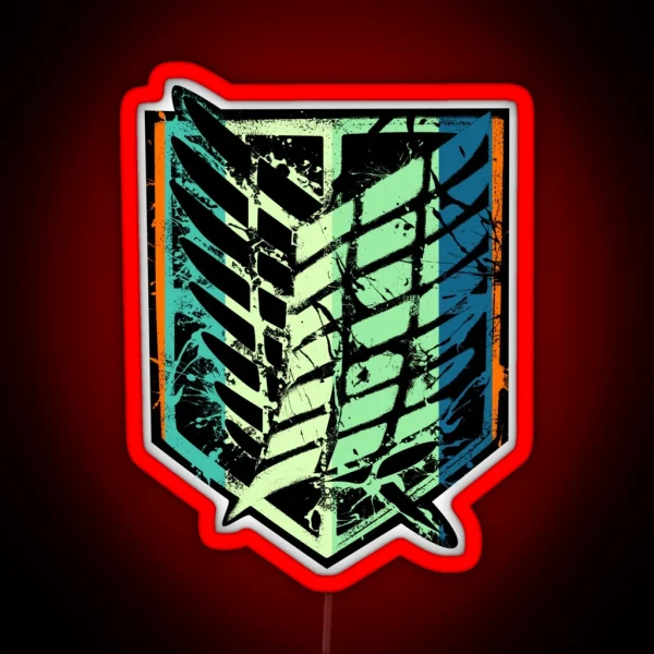 Scout Regiment Vintage RGB Neon Sign