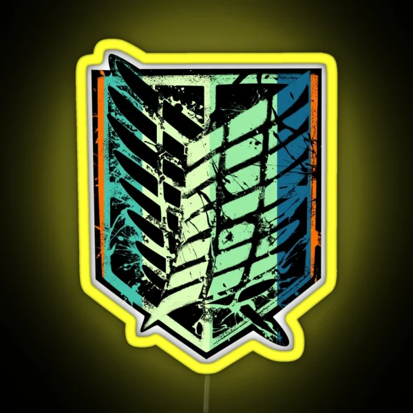 Scout Regiment Vintage RGB Neon Sign