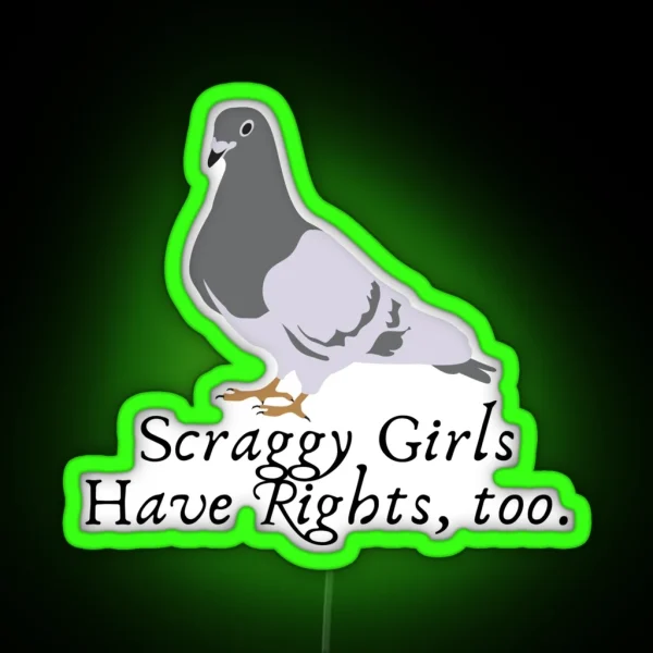 SCRAGGY RIGHTS RGB Neon Sign