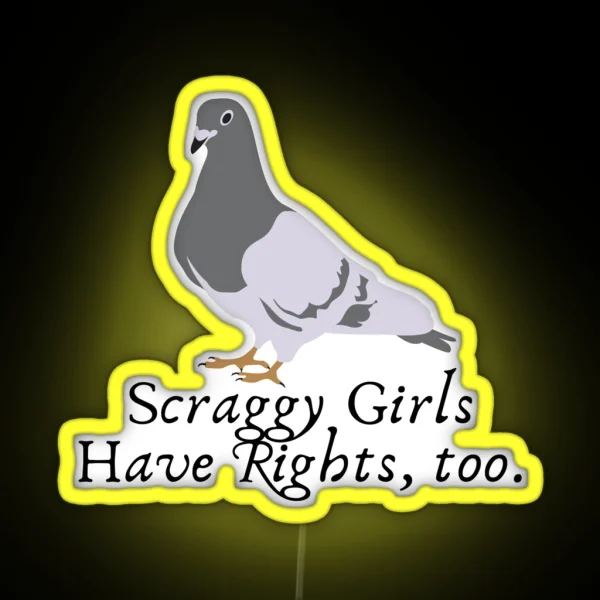 SCRAGGY RIGHTS RGB Neon Sign
