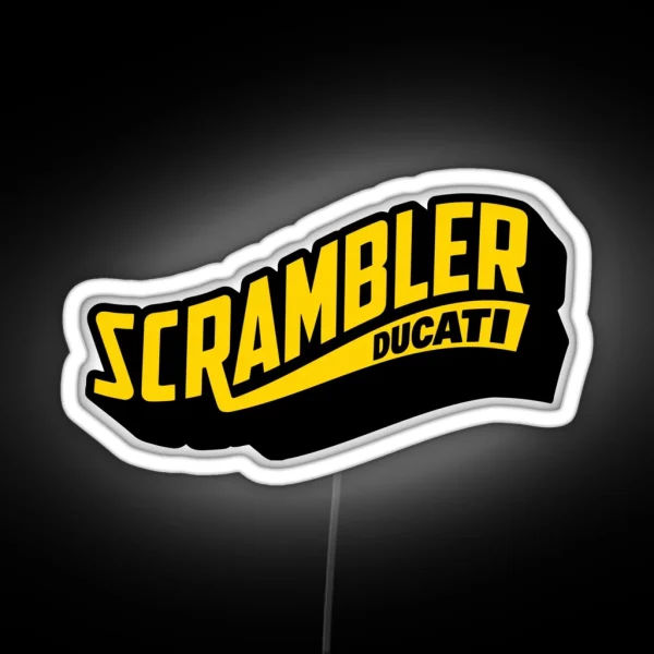 Scrambler Ducati RGB Neon Sign