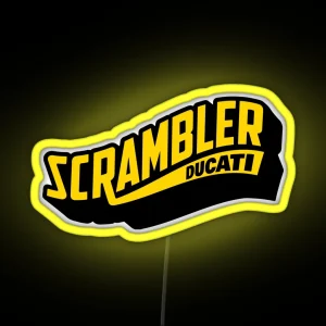 Scrambler Ducati RGB Neon Sign