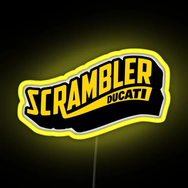 Scrambler Ducati RGB Neon Sign