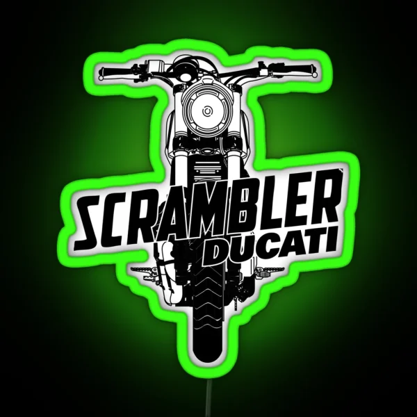 Scrambler Ducati RGB Neon Sign