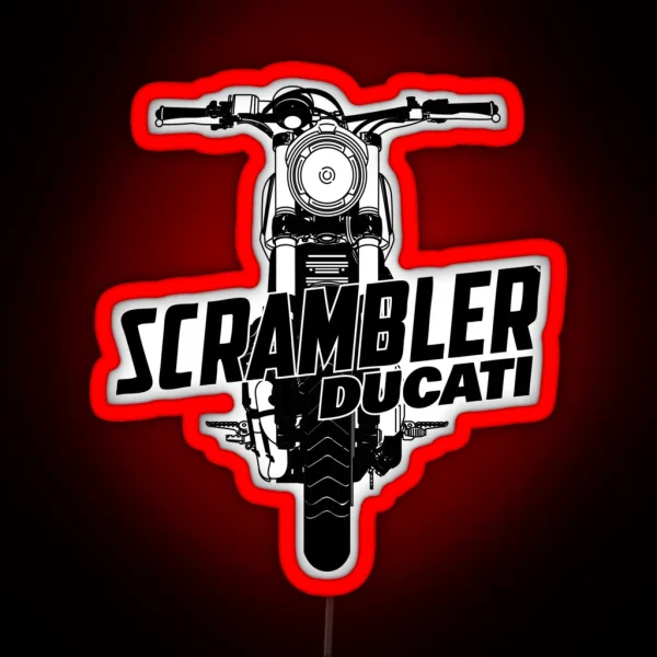 Scrambler Ducati RGB Neon Sign