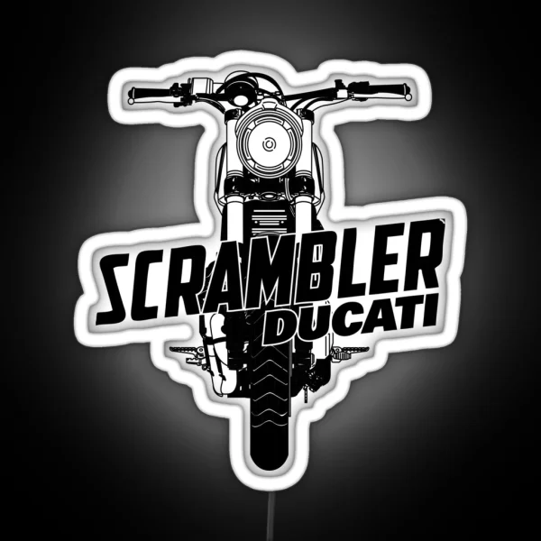 Scrambler Ducati RGB Neon Sign