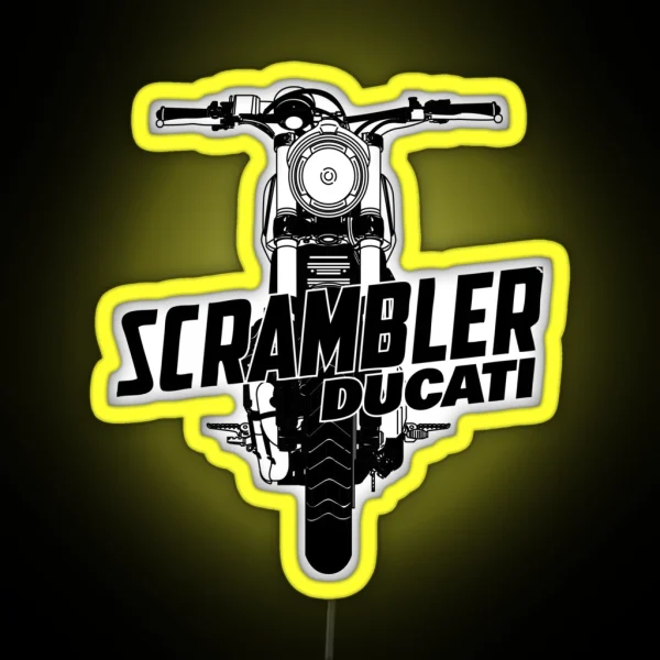 Scrambler Ducati RGB Neon Sign