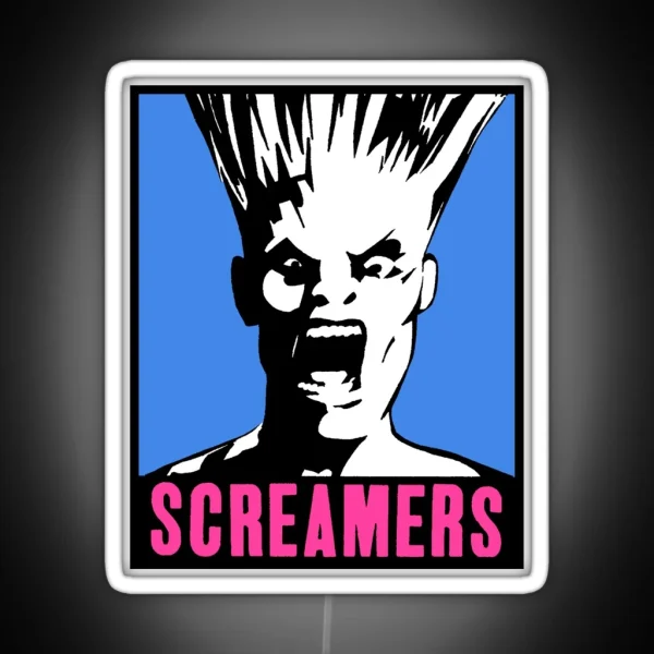 Screamers Blue And Pink RGB Neon Sign