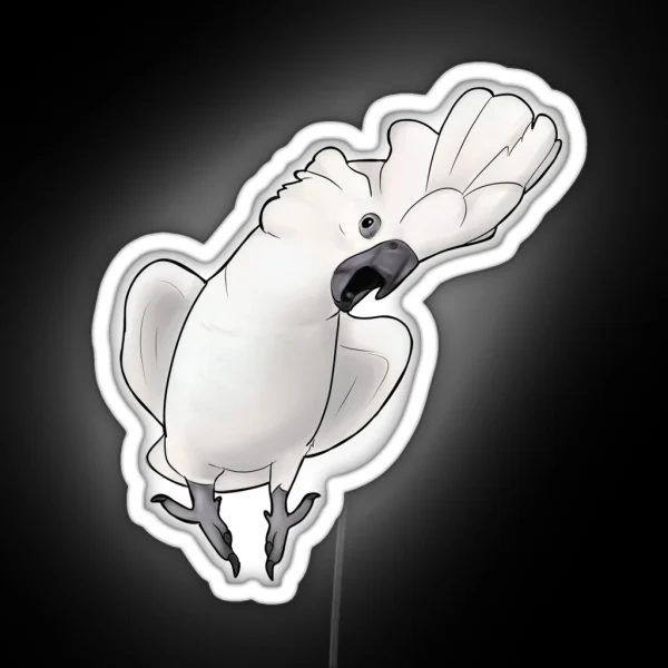 Screaming Cockatoo RGB Neon Sign
