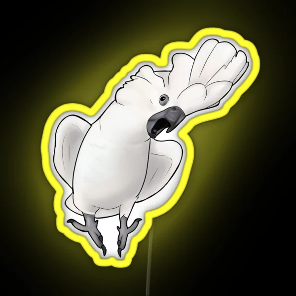 Screaming Cockatoo RGB Neon Sign