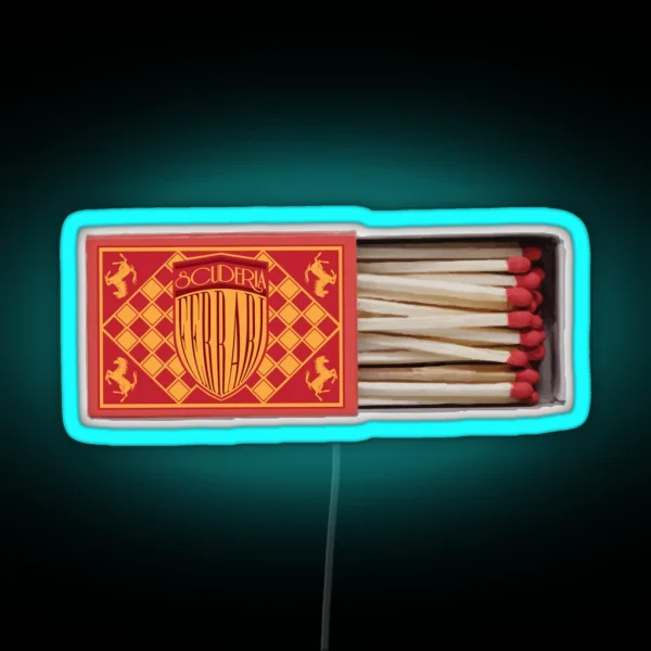 Scuderia Ferrari Matchbox RGB Neon Sign