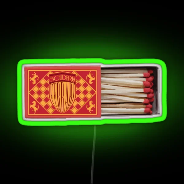 Scuderia Ferrari Matchbox RGB Neon Sign