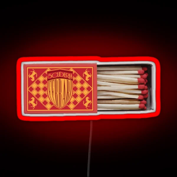 Scuderia Ferrari Matchbox RGB Neon Sign