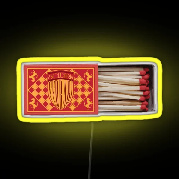 Scuderia Ferrari Matchbox RGB Neon Sign