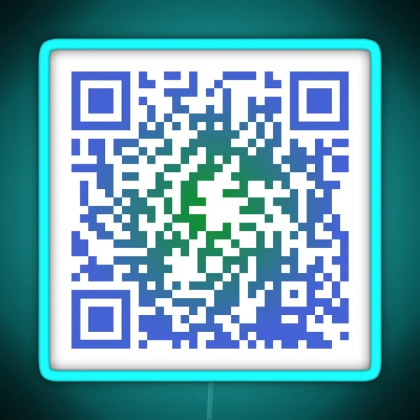 Sea Shanty 2 QR Code RGB Neon Sign