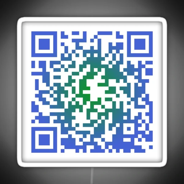 Sea Shanty 2 QR Code RGB Neon Sign